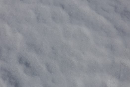 white snow on a Sunny winter day