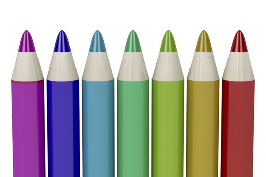 Eye pencils with different colors