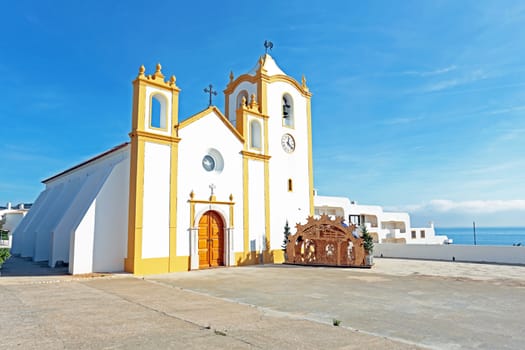 Church of Our Lady of the Light (Nossa Senhora da Luz) in Luz, Algarve, Portugal