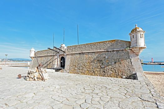 Medieval Fortaleza da Ponta da Bandeira at Lagos