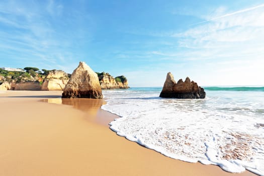 Praia Tres Irmaos in Alvor Portugal