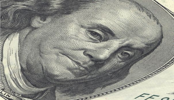 A Colourful 3d Rendered Illustration of a Hundred Dollar Bills
