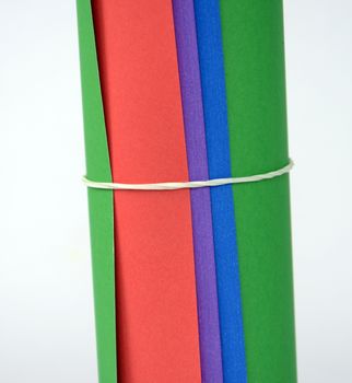 picture of a various color paper