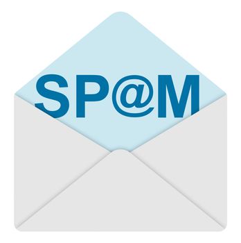 3d generated picture of a spam mail