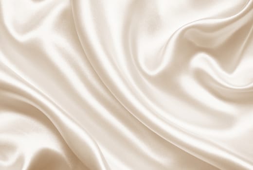 Smooth elegant golden silk or satin can use as wedding background. In Sepia toned. Retro style