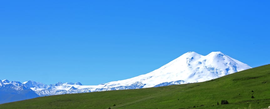 Elbrus mountain is highest peak of Europe