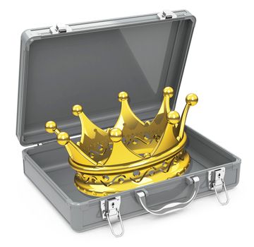 3d generated picture of a golden crown
