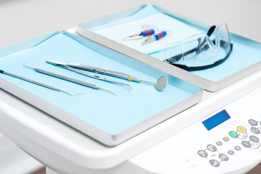 Set of medical equipment for dental care