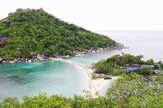 Top view from  viewpoint Koh Nanguan, Thailand