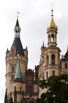 Castle of Schwerin in Germany