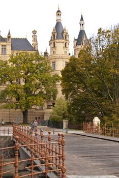 Castle of Schwerin in Germany