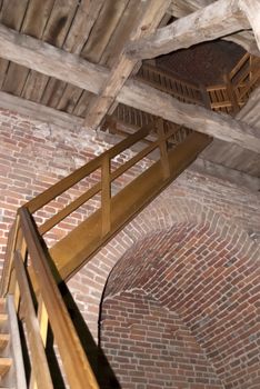 Interior of a Bell Tower