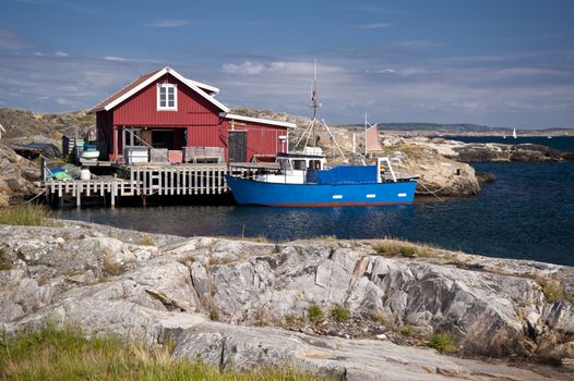 Skerry Island Kaeringoen in Sweden
