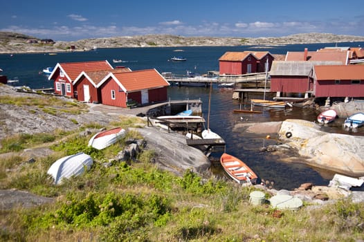 Skerry Island Kaeringoen in Sweden