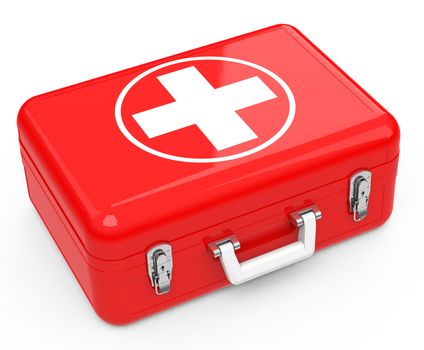 3d generated picture of a first-aid box