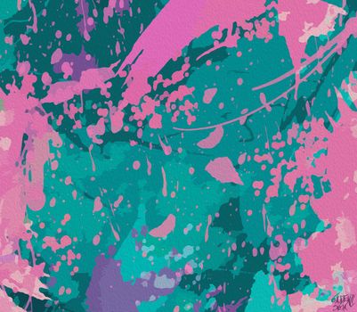 Chlorine background, digital art