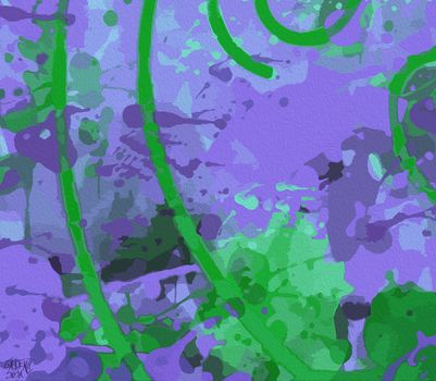 Chlorine background, digital art