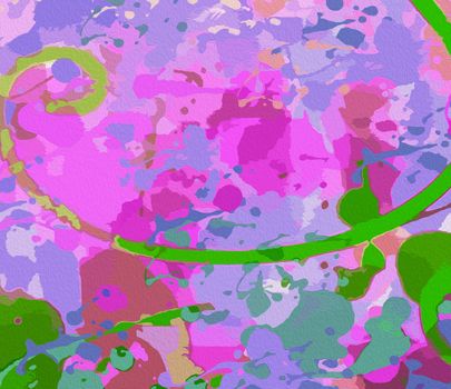Chlorine background, digital art