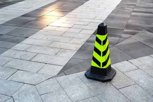 traffic Cone on the road