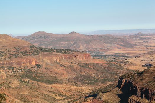 View of the Ethiopian Highlands