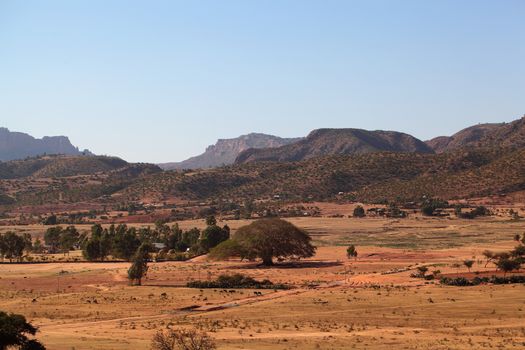 View of the Ethiopian Highlands