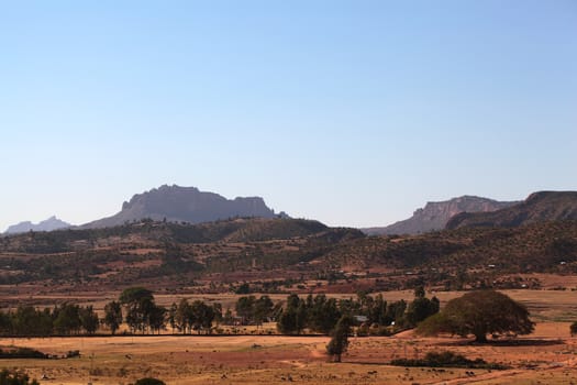 View of the Ethiopian Highlands