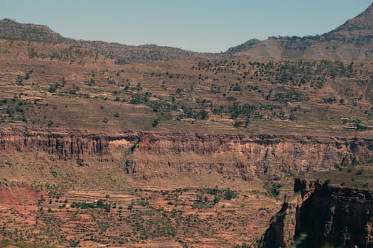 View of the Ethiopian Highlands