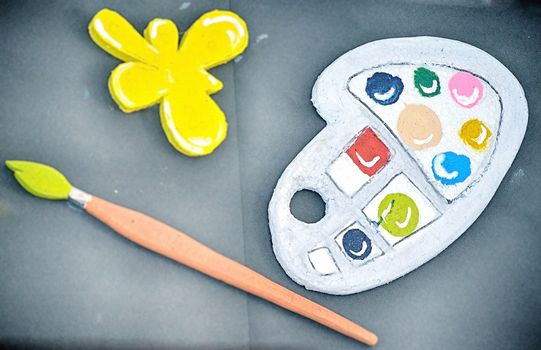 Paint brush background