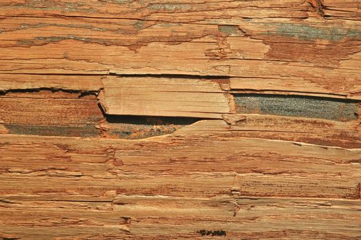 background of stained and weathered wood