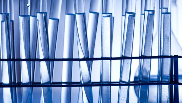 Chemistry on background, bright modern chemical concept