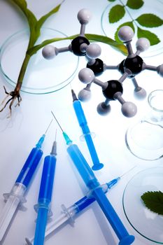 Laboratory, bio organic modern concept