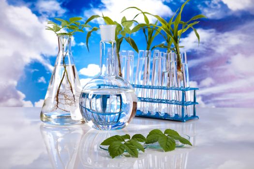 Laboratory, bio organic modern concept