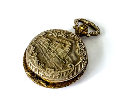 picture of old  out of order watch pocket watch 