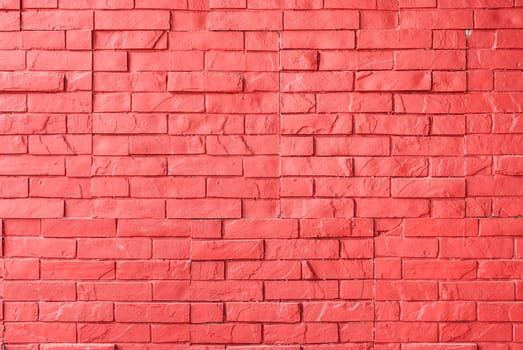 Red Rough Brick Wall Background/ Texture.