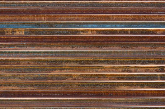 Stack of Rusty Railway Background/ Texture.