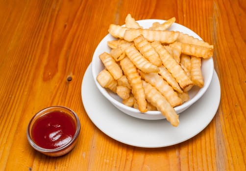 French Fries with Ketchup.