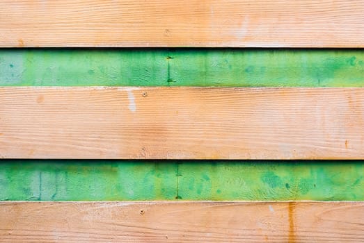 Dirty Brown Green Wood Background/ Texture.