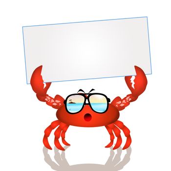 illustration of crab cartoon