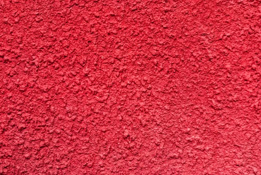 Red Rough Concrete Wall Background/ Texture.