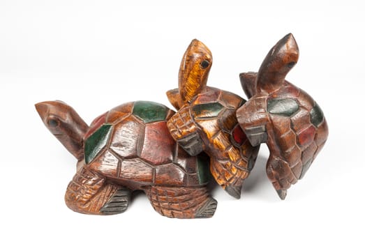 Turtle Wood Carving
