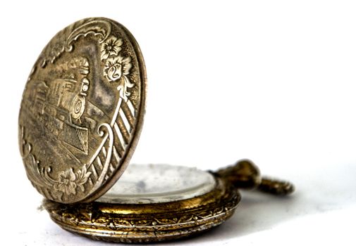 picture of old  out of order watch pocket watch 