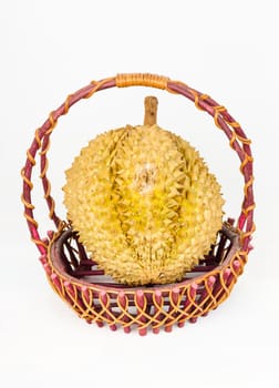 Durian in Rattan Basket.