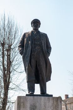 Monument to Lenin. Kaliningrad region. Russia. Revolutionary and communist leader.