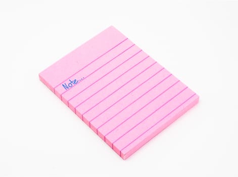 Book of Pink Note Paper.