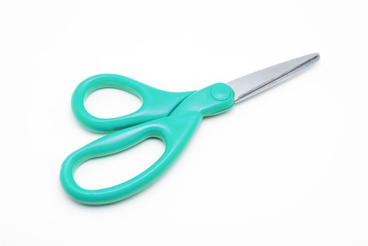 Aqua Plastic and Stainless Steel Scissors.