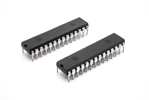 DIP IC [Dual Inline Package Integrated Circuit].