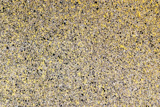 Yellow and Black Noisy Concrete Wall Background/ Texture.