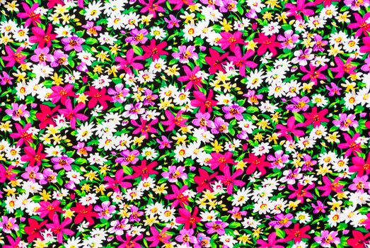 Magenta and White Flowers Background/ Texture.