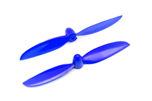 Pair of Blue Propellers for Radio Controlled Model Aircraft.