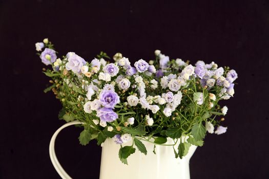 Bouquet of wild flowers in a jug